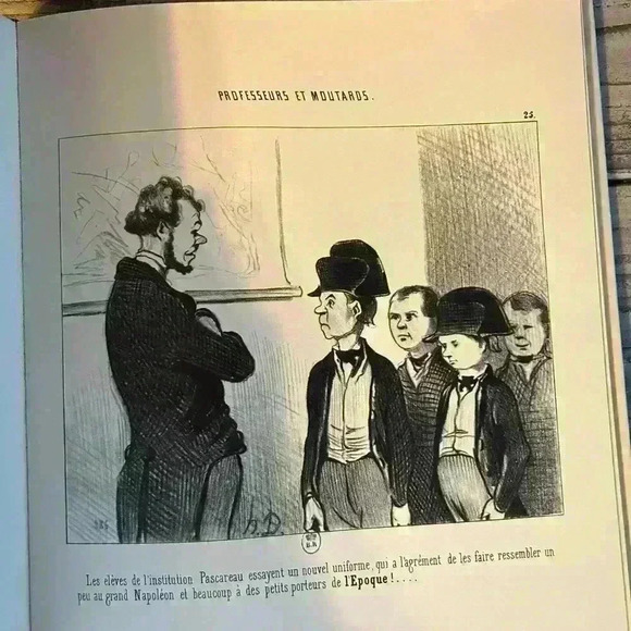 Daumier and the University Teachers and Students. Printed in France 1970. - Picture 5 of 8